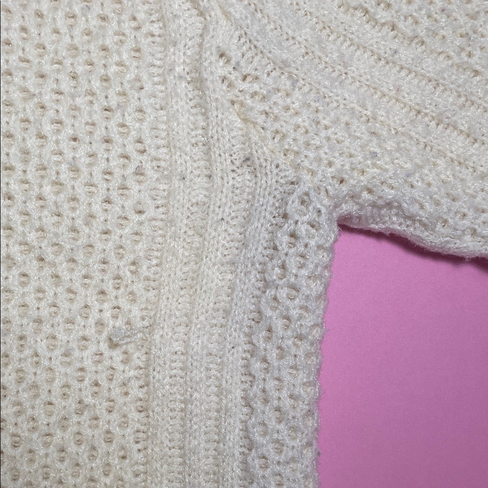 Cream Button-Up Cardigan - Picture 4 of 5